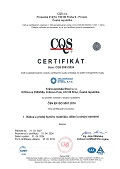 Certifikát ISO 9001